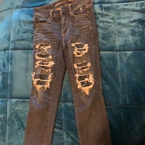Ripped American eagle jeans